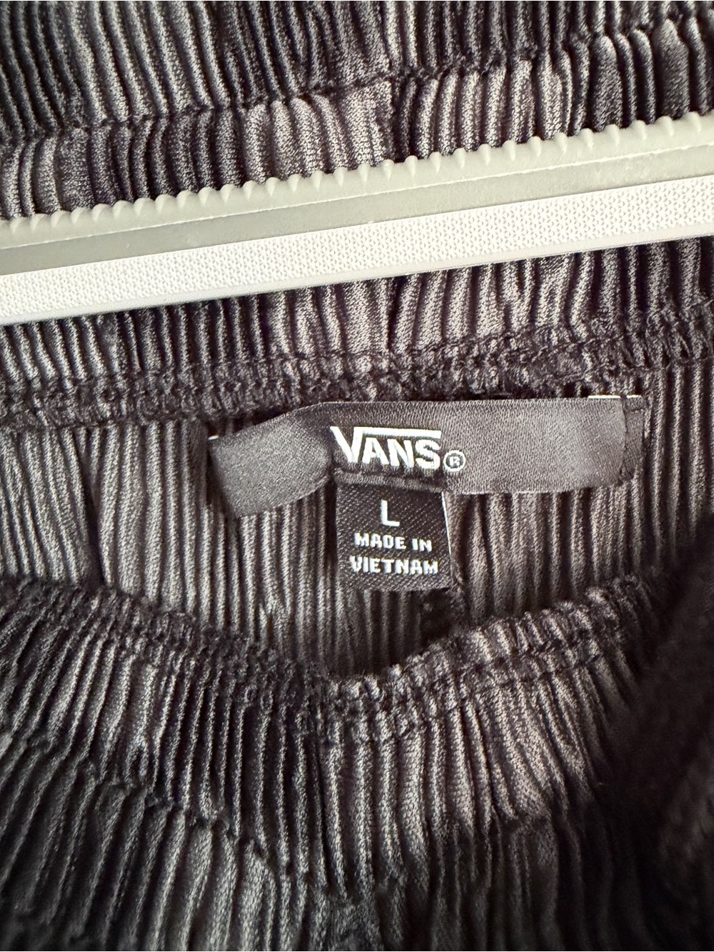 Vans Black checkered Ribbed pants